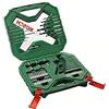 Bosch Set Da 60 Pezzi Di Punte E Bit Avvitamento In Titanio X-Line (per Legno, Pietra E Metallo, Accessori Trapano)