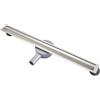 GY Bath Canalina Scarico Doccia 60cm, Canale Doccia con Sifone Girevole a 360° e Filtro, Pannello Stretto, Acciaio Inox 304