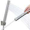 RAYAKT Doccetta Elettrica Cromata Doccetta Soffione Doccia A Risparmio Acqua Con 2 Funzioni Testa Doccetta Rotonda In ABS Per Doccia E Lavabo