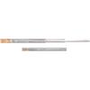 Emuca - Guide per cassetti con cuscinetti a sfera 45mm x 600mm, Set di 1 coppia di binari ad estrazione totale con chiusura ammortizzata