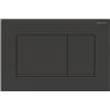 Geberit, Placca di comando Sigma30 115.883.16.1, per risciacquo a 2 quantità, colore nero opaco, nero 115883161