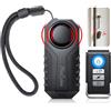 HAPYTHDA Allarme maniglia della porta, allarme per la sicurezza domestica e antifurto con vibrazione da 113 dB, allarme portatile - perfetto per bambini, bambini, bambini, anziani, hotel, viaggi, camera da