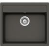 SCHOCK | Lavello Cucina Nemo N100 1 Vasca, Materiale Cristalite®, Asphalt, 570x510mm
