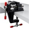 Mesee Mini Morsetto da Tavolo Universale, Micro Morsa da Tavolo per Trapano, Morsetto di Serraggio in Lega di Alluminio per Riparazioni, Scultura, Modellismo, Lavori Manuali