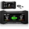 Therm La Mode CF-20 monitor della qualità dell'aria 10 in 1 è un misuratore di alta precisione PM2.5 PM10 CO2 HCHO TVOC con 6 indicatori visivi AQI, display a doppia pagina, ricaricabile per casa e ufficio (1 PCS)