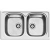 ELLECI LAV. SKY 450 INOX 2V 86X50