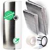 DO YOURS Isolante per scaldabagno fino a 300 litri - Isolamento termico per risparmio energetico - Nastro biadesivo e alluminio inclusi - Kit isolante per boiler