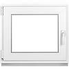 Framex Fenstiger Finestra Cantina PVC 60x50 cm Bianco Anta-Ribalta DIN Sinistra | Doppio Vetro 32 mm, Larghezza x Altezza: 600 x 500 mm, per Cantina, Garage, Casetta da Giardino e Ripostiglio