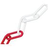 Faithfull - Catena in plastica, 12,5 m, 8 mm, colore: Rosso/Bianco