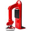 EQULIUS Fermaporta allarme, porta jammer, blocco porta portatile, dispositivo di sicurezza per casa, hotel e protezione personale, fermaporta regolabile con allarme 80 dB (rosso)