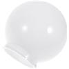FINISPERSOO Paralume a Globo in Acrilico Opaco Bianco 25 CM, Copertura Rotonda per Lampione da Esterno, Protezione per Illuminazione da Muro, Adatto a Giardino e Vialetto, Accessorio Lampada