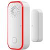 Glewi Sensore di vibrazione intelligente,Sensore magnetico WiFi per porte e finestre,Rivelatore per finestre con sensore porta WiFi,Per Tuya,Per sistema di allarme