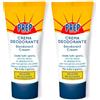 Prep, Crema Deodorante, Antitraspirante, Protezione 48h, per Pelli Sensibili, Senza Alcol, Coloranti e Conservanti (Confezione da 2)