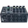DIKAMAN Mixer audio, MIX-428 Mini mixer audio portatile Console a basso rumore 8 in 2 out con adattatore di alimentazione Per karaoke