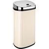 KITCHEN MOVE Pattumiera automatica 42l crema / acciaio inox Kitchen move BAT-42LS02A CREAM SS