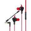 Celly Auricolare Celly CYBERWIREDBK CyberWired Cablato In-ear Giocare Nero Rosso