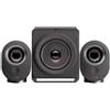 Nilox NXAPC04 set di altoparlanti 35 W PC/PC portatile Nero 2.1 canali Bluetooth