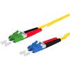 METZ CONNECT Cavo patch OpDAT, LC-D / LC-D-APC, OS2, 1 m