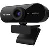 Nilox Webcam 1080p con microfono integrato, connessione USB