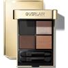 Guerlain Ombres G, Birdy Beige, 4 colori, Metallico, Satinato, Opaco, Effetto perlato, 6 g, Donna, Palette