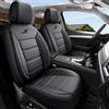 Auto Interieur Meester Coprisedili auto per Isuzu D-Max 1 | Set di 2 | AIE Serie | Pelle finta nera