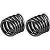 Vankula Peso Lobo Pesi Orecchie ear weights dilatatori in Acciaio inossidabile Anelli Impilati lobi piercing espansori Gioielli Uomo Donna 12mm Nero
