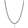 Kuzzoi Buddha, collana da uomo con pietra naturale, in perle occhio di tigre (4 mm), collana da uomo con ciondolo a lingotto in argento sterling 925, collana da uomo, lunghezza circa 60 cm, Pietra,