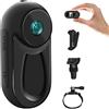 Tiantianle Action Cam 1080P - Telecamera magnetica tascabile a 360°, grandangolo di 120°, per moto, casco, supporto per visione notturna auto, fotocamera sportiva con schermo