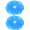 NULYLU Pellicole Adesive per Luci LED da 25 Pezzi in Pet, Facile Applicazione Peel And Stick per Faretti da Soffitto e Luci Video, per Angoli Decorativi e Dormitori