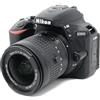Nikon D5600 Fotocamera Reflex Digitale con Obiettivo AF-P DX NIKKOR 18-55mm VR, 24,2 Megapixel, LCD Touchscreen ad Angolazione Variabile 3, Nero (Ricondizionato)