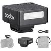 Godox iM20 - Mini flash per fotocamera con 470 mAh Batter 440 Full-Power Flash Speedlite a 5 livelli, per Sony zve10, Sony zv1, Ricoh Gr3, Canon, Nikon, Fuji, Olympus (iM20)