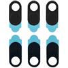 EIMSOAH Copertura per la Privacy della Fotocamera Blocco Webcam in Metallo Ultra Sottile da 3 Pezzi (Nera)