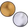 SWOOMEY 2pezzi Riflettore Fotografico Disc Riflettente Oro e Argento Per Studio e Outdoor Leggero e Portatile Per Fotografia e Selfie