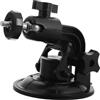 CAXUSD Supporto Ventosa per Action Camera Nero Montaggio Facile in Abs e Silicone, Compatibile Dashcam per Uso alla Guida in Movimento