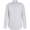 BARBA Napoli - Camicia a quadri - Grigio chiaro