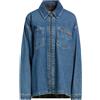 MARTINE ROSE - Giubbotto jeans - Blu