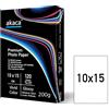 akaca Carta Fotografica Lucida Premium Glossy Photo Paper, 10 x 15 cm, 120 Fogli, 200g, per Tutte Stampanti A Getto d'inchiostro