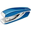 Leitz Mini Cucitrice NeXXt WOW, Capacità fino a 10 Fogli, Design Ergonomico in Metallo, Include Punti, Blu