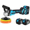 BJdfgE 1600W Brushless 2 IN 1 Lucidatrice for auto elettrica 125mm Levigatrice a batteria Smerigliatrice ad aria Ceretta Strumenti di lucidatura for(No battery no plug)