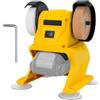 KOULEER Smerigliatrice elettrica, Smerigliatrice da banco a batteria 5500 giri/min. a doppia ruota in metallo, pietra, lucidatura, affilatrice