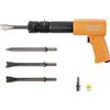 UPWOOD UW-AH250P - Kit martello ad aria a barile lungo con ritenzione a cambio rapido e 4 scalpelli, corsa 3-5/8, 2200 BPM, peso leggero (AH250P - barile lungo)
