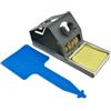 BildeeMait Supporto per saldatore per T12 per FX9501 Supporto in metallo per stazione OLED con spugna per pulizia palla in silicone nero