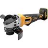 KOULEER Smerigliatrice elettrica, Smerigliatrice angolare senza spazzole a batteria 4 velocità 9000 giri/min 100/125 mm per da 20 V