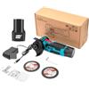 KOULEER Smerigliatrice elettrica, Smerigliatrice angolare per smerigliatrice ricaricabile da 12 V per il taglio di per lucidatura diamantata utensile elettrico a batteria