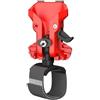 BildeeMait Gancio per cintura in metallo a sgancio rapido per avvitatore a percussione, supporto per trapano da costruzione, rosso