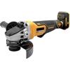 KOULEER Smerigliatrice elettrica, Smerigliatrice angolare senza spazzole a batteria 4 velocità 9000 giri/min 100/125 mm per da 20 V
