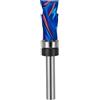 SpeTool Punta per fresa rivestita da 1/4 con cuscinetto superiore, diametro 1,27 cm, taglio a filo per lavorazione del legno