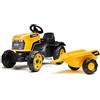 Falk Trattore a pedali JCB Bambino con rimorchio, da 2 anni