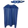 Boland - Costume da eroe, 2 pezzi, taglia unica per adulti, maschera e mantello, rosso, Superman, eroe, festa a tema, carnevale