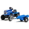 Falk Trattore a pedali New Holland Bambino con rimorchio, da 2 anni